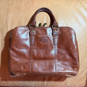 Brown Leather Men's Bag